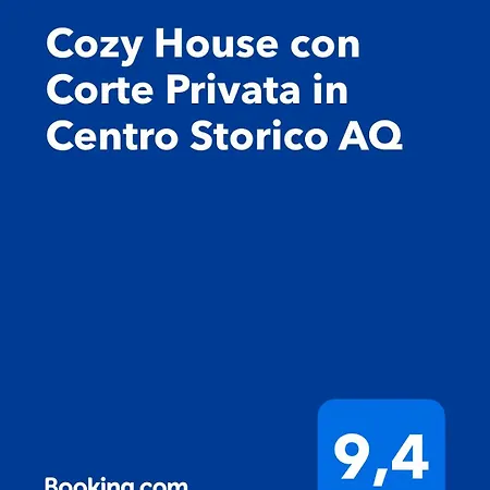 Cozy House Con Corte Privata In Centro Storico Aq * ל'אקווילה